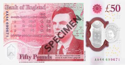 GCHQ releases 'hardest ever' puzzle in honour of Alan Turing £50 banknote - can you solve it? - www.manchestereveningnews.co.uk - Britain - Manchester
