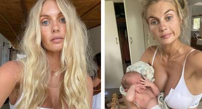 New mum Elyse Knowles' relatable before and after pics - www.who.com.au