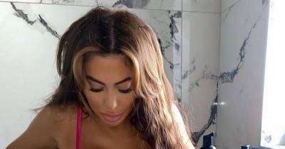 Chloe Ferry puts on a busty display in racy underwear snap after undergoing surgery to have third boob job - www.ok.co.uk