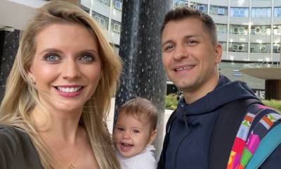 Rachel Riley melts hearts with new snap of baby Maven - and she clearly takes after dad Pasha Kovalev - hellomagazine.com