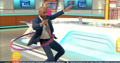 Alex Beresford returns to GMB as main presenter with hula-hoop performance - but hundreds of viewers are ‘missing Piers’ - www.manchestereveningnews.co.uk - Britain - Manchester