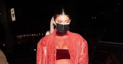 Kylie Jenner stuns fans as she steps out in risqué see-through leather outfit to Justin Bieber’s album party - www.ok.co.uk - USA