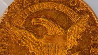 Rare 1822 gold coin fetches record $8.4M at auction in Vegas - abcnews.go.com - Las Vegas - Colorado