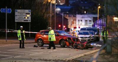 Motorcyclist taken to hospital with serious injuries after crash in Stockport - www.manchestereveningnews.co.uk - Manchester