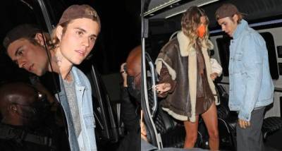 Justin Bieber questions paps if they were shooting underneath Hailey Baldwin's skirt at Justice album party - www.pinkvilla.com