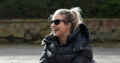 Gemma Atkinson shows off her engagement ring as she's reunited with former Key 103 co-star Mike Toolan - www.manchestereveningnews.co.uk - Manchester