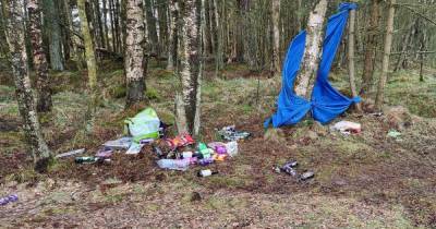 Fury as Scots kids ditch entire campsite at beauty spot after all night lockdown party - www.dailyrecord.co.uk - Scotland