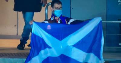 Lone Scotland fan spotted proudly cheering on team at Israel World Cup qualifier - www.dailyrecord.co.uk - Scotland - Israel - city Tel Aviv