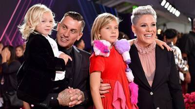 Pink Shares Sweet Pic of Her New Rescue Pup and the Hilarious Name Her Kids Picked Out for Him - www.etonline.com - Los Angeles