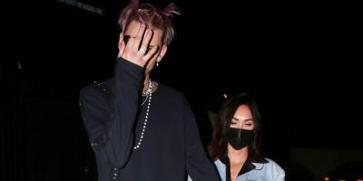 Megan Fox Steps Out To Dinner With Boyfriend Machine Gun Kelly & Their Friends In LA - www.justjared.com - Los Angeles