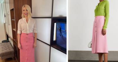 Zara are selling a £49.99 Prada skirt dupe and Holly Willoughby is already a fan - get it before it sells out - www.ok.co.uk