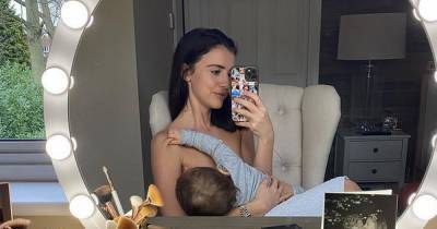 Lucy Mecklenburgh reveals she's not ready to stop breastfeeding one year old son Roman yet - www.ok.co.uk