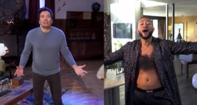 John Legend & Jimmy Fallon can’t believe it’s March again; Duo performs parody poking fun at the past year - www.pinkvilla.com