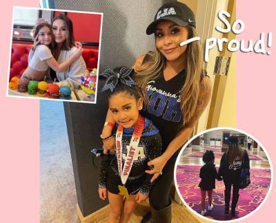 OMG! Snooki & JWoww Are Now Cheer Moms Together! - perezhilton.com - Jersey - county Atlantic