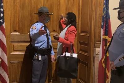 Brian Kemp - Black queer lawmaker Park Cannon arrested for interrupting signing of Georgia’s voter-restriction bill - metroweekly.com - Atlanta - Washington