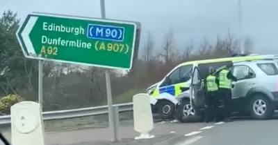 Emergency services race to scene of crash 'involving Police Scotland van' - www.dailyrecord.co.uk - Scotland