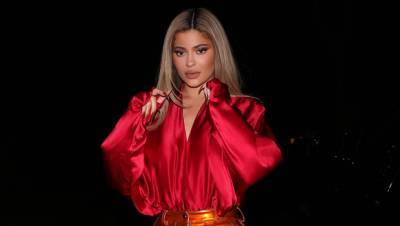 Kylie Jenner Turns Heads In Skintight ‘Alien’ Fluorescent Bodysuit On Night Out In LA - hollywoodlife.com