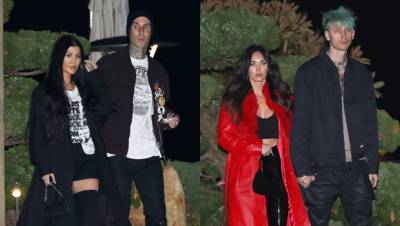 Why Kourtney Kardashian Travis Barker Love To Double Date With Megan Fox Machine Gun Kelly - hollywoodlife.com - Las Vegas