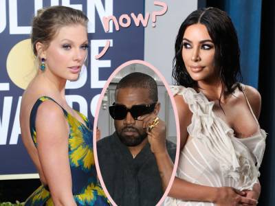 Kim Kardashian Caught Listening To Taylor Swift After Kanye Divorce! - perezhilton.com