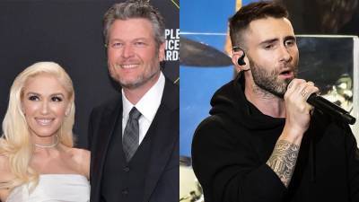 Adam Levine jokes Blake Shelton, Gwen Stefani ‘can’t afford’ to hire him as their wedding singer - www.foxnews.com