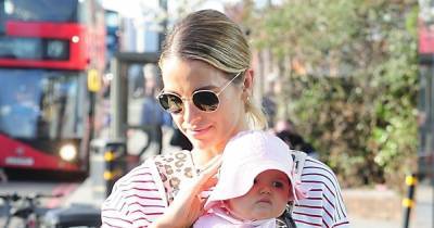 Vogue Williams and Spencer Matthews enjoy family day out with children Theodore and Gigi in Chelsea - www.ok.co.uk - Britain - Chelsea