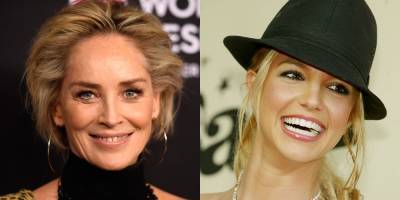 Sharon Stone Says Britney Spears Sent Her a Letter Asking for Help in 2007 - www.justjared.com - county Stone