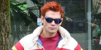 KJ Apa's Hair Matches His Jacket While On A Walk in Vancouver - www.justjared.com - Canada