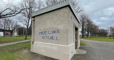 'Free Luke Mitchell' graffiti scrawled in park by yobs enrages Grangemouth locals - www.dailyrecord.co.uk