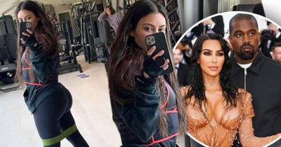 Kim Kardashian hits the gym at 6AM, taking divorce 'day by day' - www.msn.com - Italy - Chicago