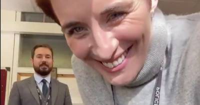 Line of Duty star Vicky McClure played cheeky prank on Martin Compston with rude drawing - www.dailyrecord.co.uk