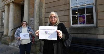 Campaigners protest removal of women's aid funding - www.dailyrecord.co.uk - Scotland