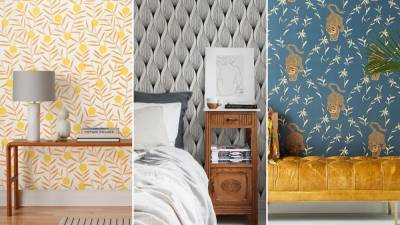 Temporary Wallpaper Is the Easiest Way to Update Your Space - www.glamour.com