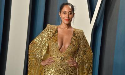 Tracee Ellis Ross looks beautiful as she showcases toned legs in just a sweater - hellomagazine.com