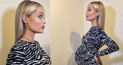 Pregnant Laura Whitmore displays her growing baby bump - www.msn.com