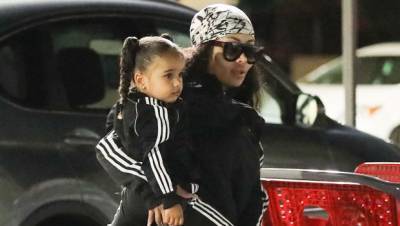 Blac Chyna ‘Best Friend’ Dream Kardashian, 4, Rock Matching Pink Jumpsuits In $400K Rolls Royce - hollywoodlife.com