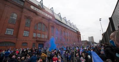 Man filmed performing sex act outside Ibrox amid Rangers celebrations sparks police probe - www.dailyrecord.co.uk - Scotland