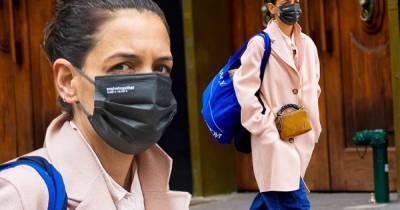 Katie Holmes braves the New York City cold in style - www.msn.com - Australia - New York