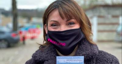 Lorraine Kelly receives Covid jab but baffles fans with name on vaccine card - www.dailyrecord.co.uk - Scotland