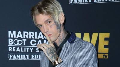 Aaron Carter Shows Fiancée's Positive Pregnancy Test After She Suffered a Miscarriage - www.etonline.com