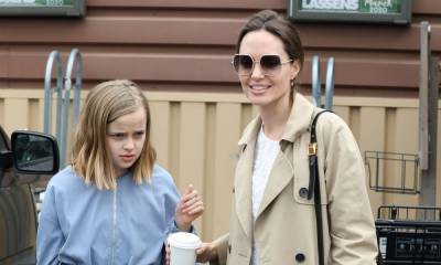 Angelina Jolie and daughter Vivienne have rare night out with THIS TV star - us.hola.com - Italy - Beverly Hills