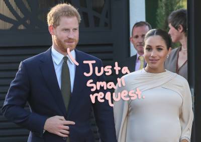 Meghan Markle & Prince Harry Made THESE Four Demands For TV Networks Airing Explosive Tell-All Interview - perezhilton.com