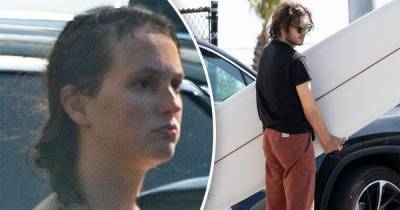 Leighton Meester enjoys another surf session with husband Adam Brody - www.msn.com