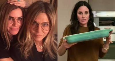 Jennifer Aniston channels Chandler Bing's energy as she comments on Courteney Cox's cooking video - www.pinkvilla.com