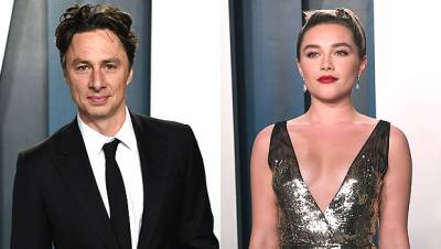 Zach Braff Florence Pugh Spark Marriage Speculation As He Wears A Ring On Their Latest Outing - hollywoodlife.com - Los Angeles - county Garden