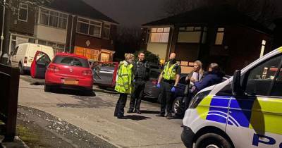 Man in hospital after car crash and attack in Failsworth - www.manchestereveningnews.co.uk - Manchester