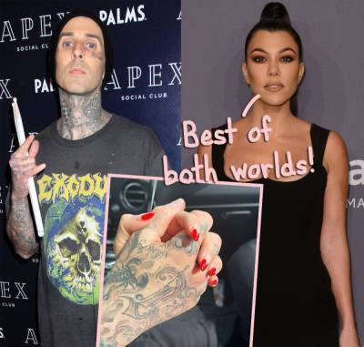 Kourtney Kardashian & Travis Barker 'Are In Total Lust Over Each Other' -- Could This Be The Real Deal?! - perezhilton.com