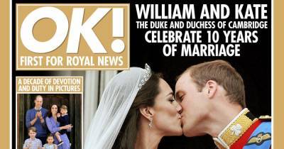 Celebrate Prince William and Kate Middleton's 10 year wedding anniversary with The OK! souvenir issue - www.ok.co.uk