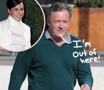 Piers Morgan QUITS Good Morning Britain After Storming Off Set Over Meghan Markle Comments - perezhilton.com - Britain