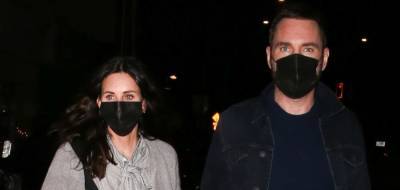 Courteney Cox Holds on Close to Fiance Johnny McDaid on Date Night - www.justjared.com - Santa Monica - city Cougar