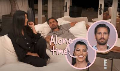 Kourtney Kardashian & Scott Disick Enjoy Unexpected Night Alone On KUWTK - perezhilton.com